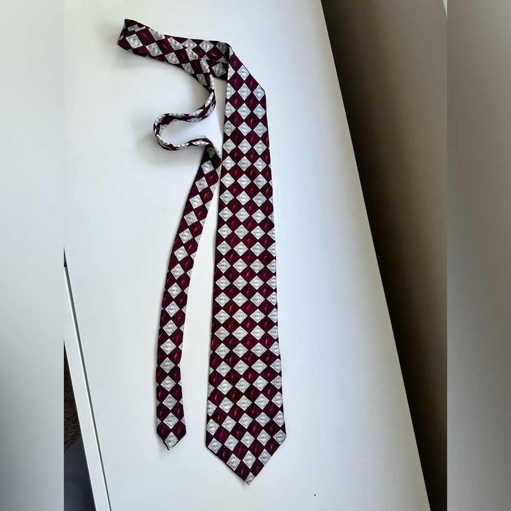 Vintage Tabasco 100% Silk Tie